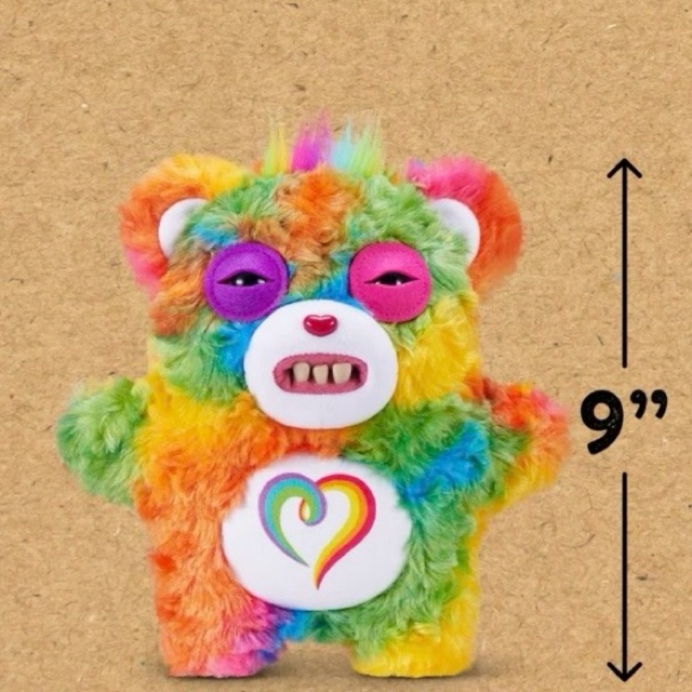 Fuggler/Care Bears/9 inch/Togetherness Bear/Ugly Monster Stuffed Animal/ZURU - Picture 5 of 7